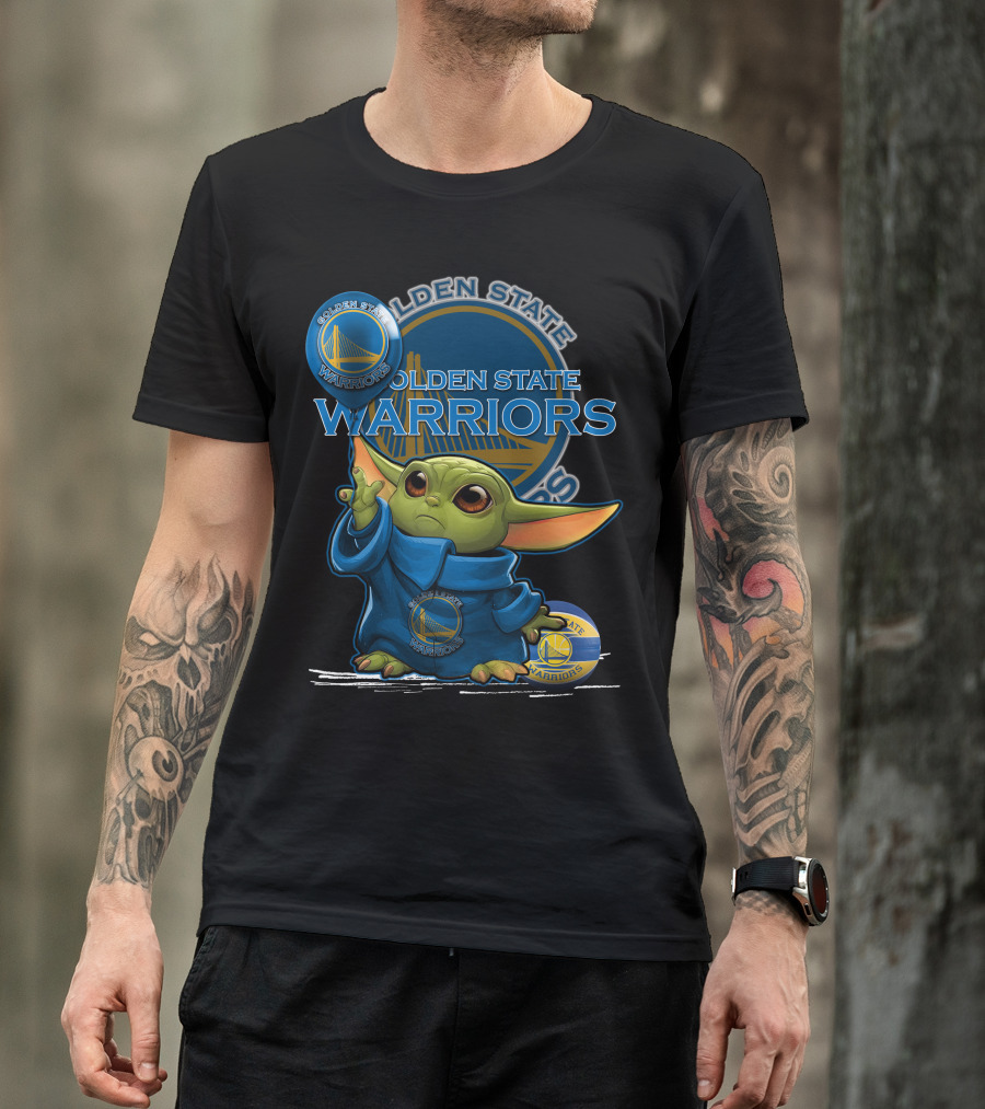Golden State Warriors Yoda V1 Basketball Team T-Shirt