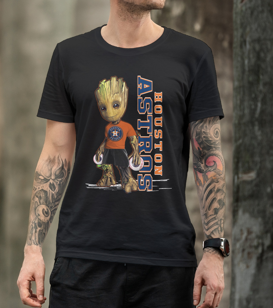 Groot Houston Astros Baseball Fan T-Shirt