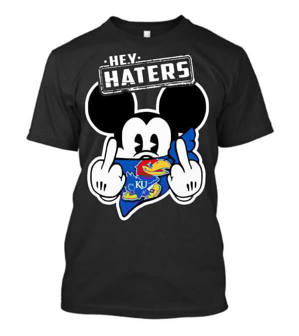 Hey Haters KU Kansas Jayhawks Mick T-Shirt