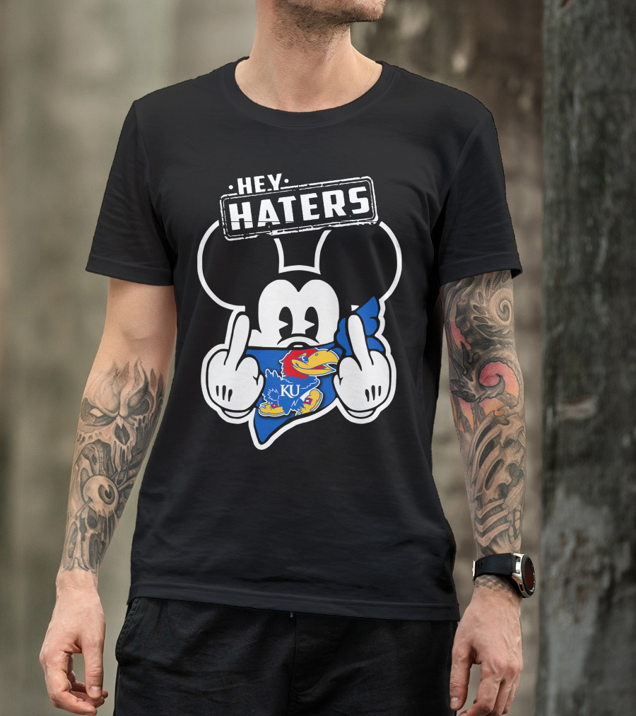 Hey Haters KU Kansas Jayhawks Mick T-Shirt