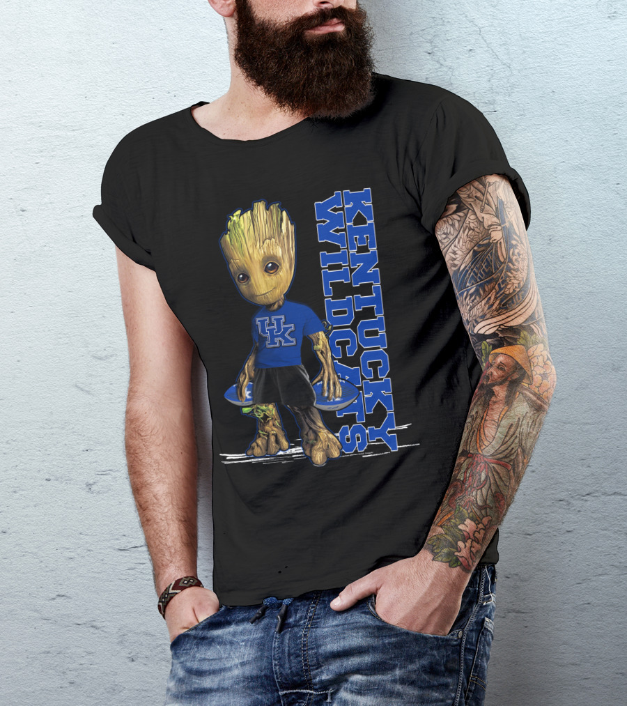 Groot Kentucky Wildcats UK Basketball Crossover T-Shirt