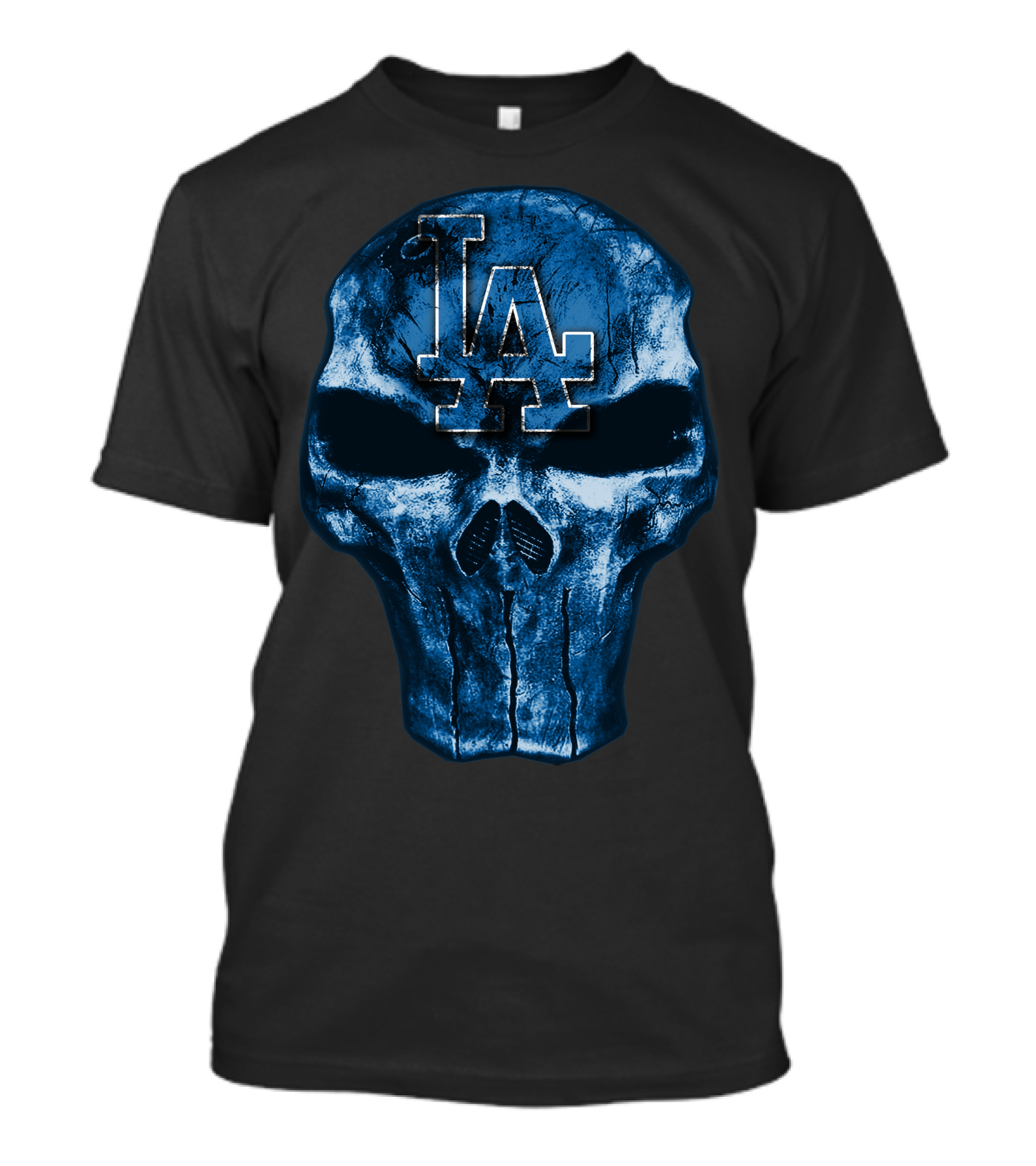LA Skull Los Angeles Dodgers T-Shirt