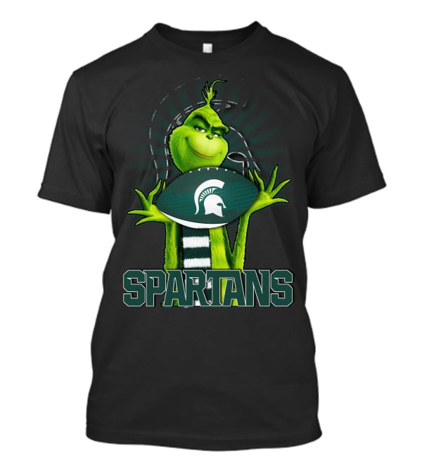 Grinch Spartans Football Michigan State T-Shirt