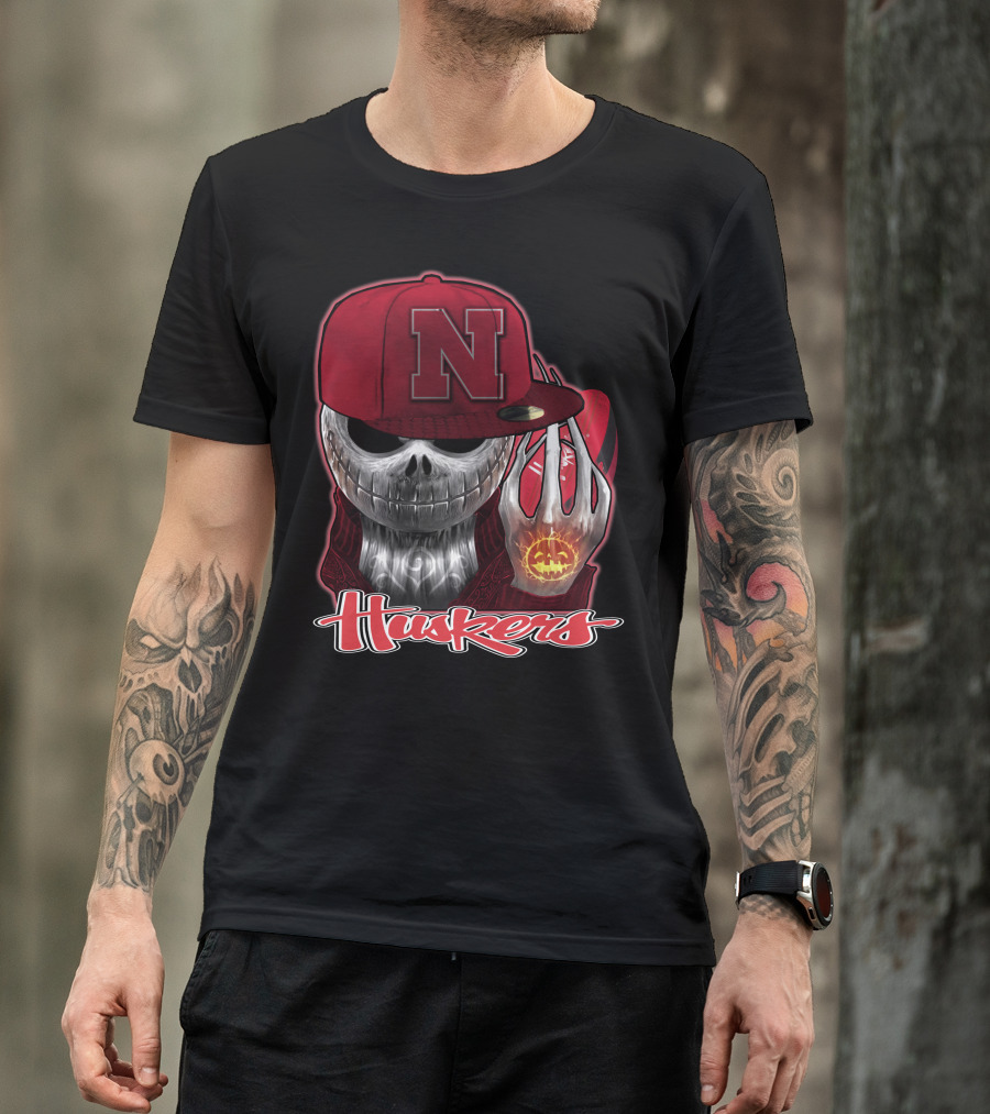 Jackskull Huskers N Logo Nebraska Cornhuskers T-Shirt