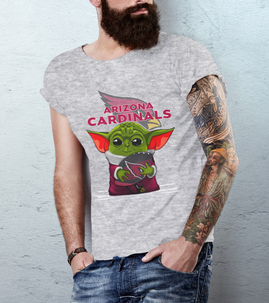 Arizona Cardinals Yoda Football Fan T-Shirt