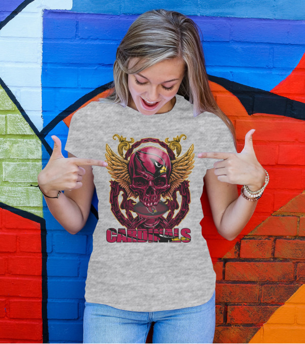 Cardinals Skullfb Arizona Cardinals T-Shirt