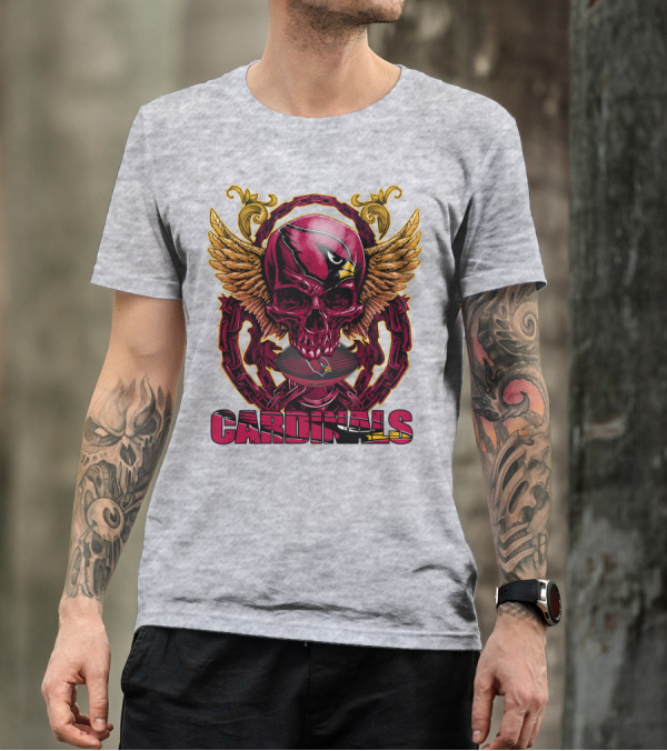Cardinals Skullfb Arizona Cardinals T-Shirt