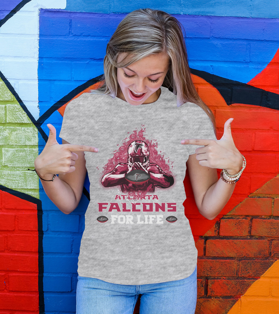 Atlanta Falcons For Life Football Player Armor T-Shirt