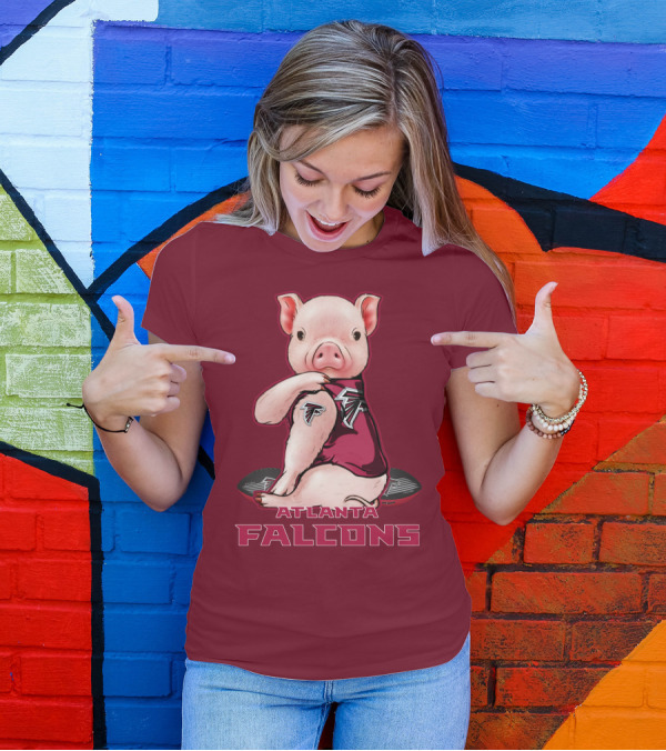 Atlanta Falcons Pig Mascot T-Shirt