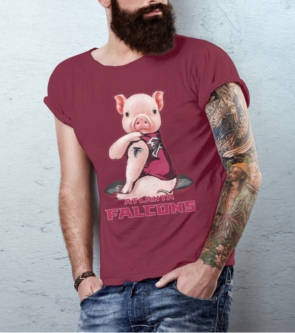 Atlanta Falcons Pig Mascot T-Shirt