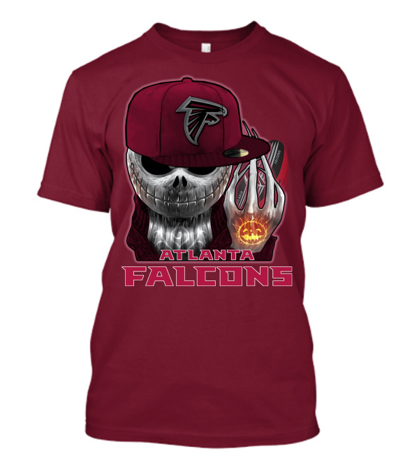Atlanta Falcons Jackskull Halloween Fan T-Shirt