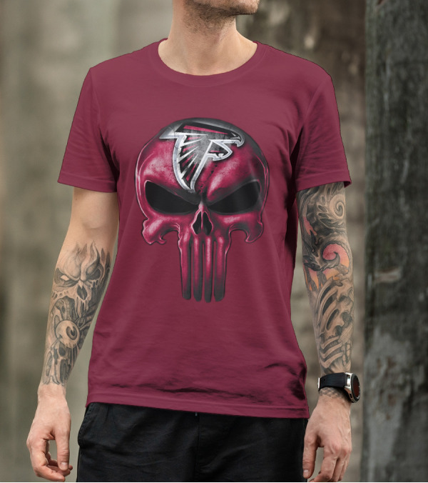 Atlanta Falcons Skull T-Shirt