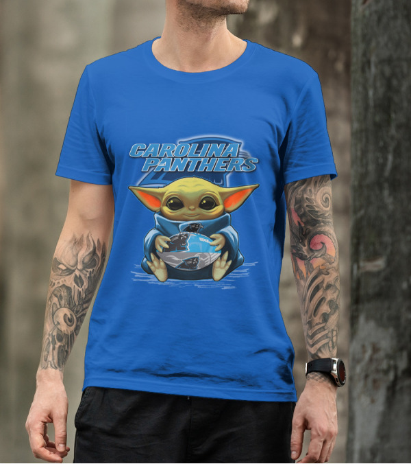 Carolina Panthers Yoda Football Fan T-Shirt