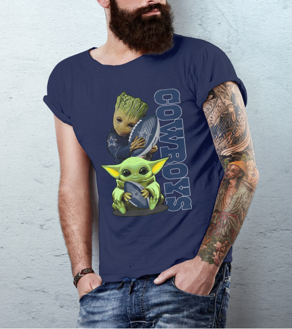 Grzd DALLAS COWBOYS COWBOYS Football Character T-Shirt