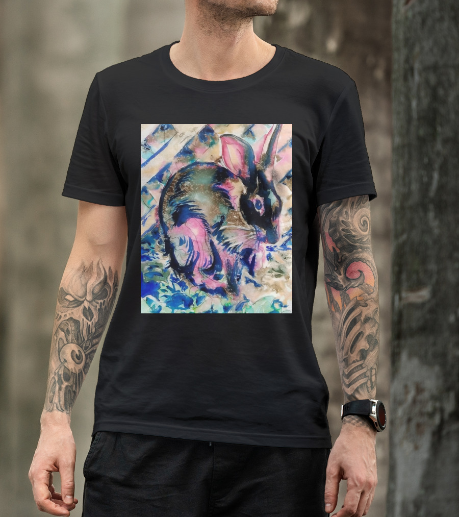 Roxie The Belgian Hare Vibrant Watercolor T-Shirt