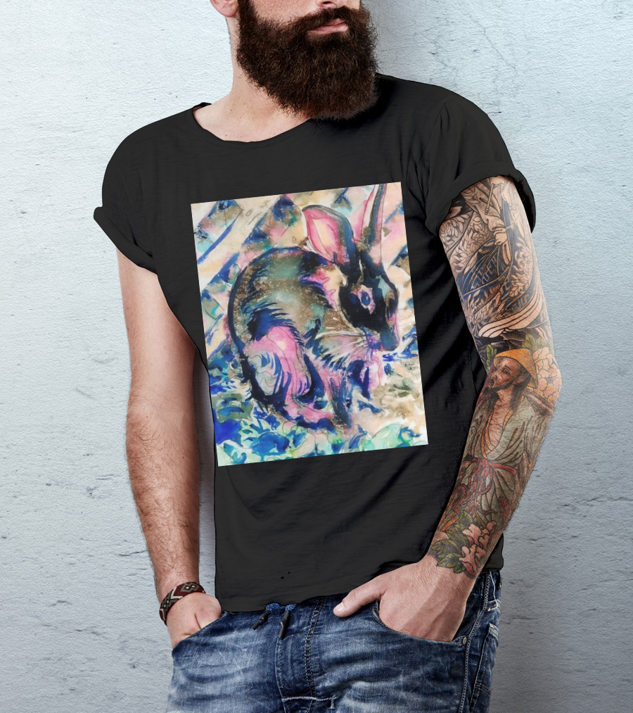 Roxie The Belgian Hare Vibrant Watercolor T-Shirt