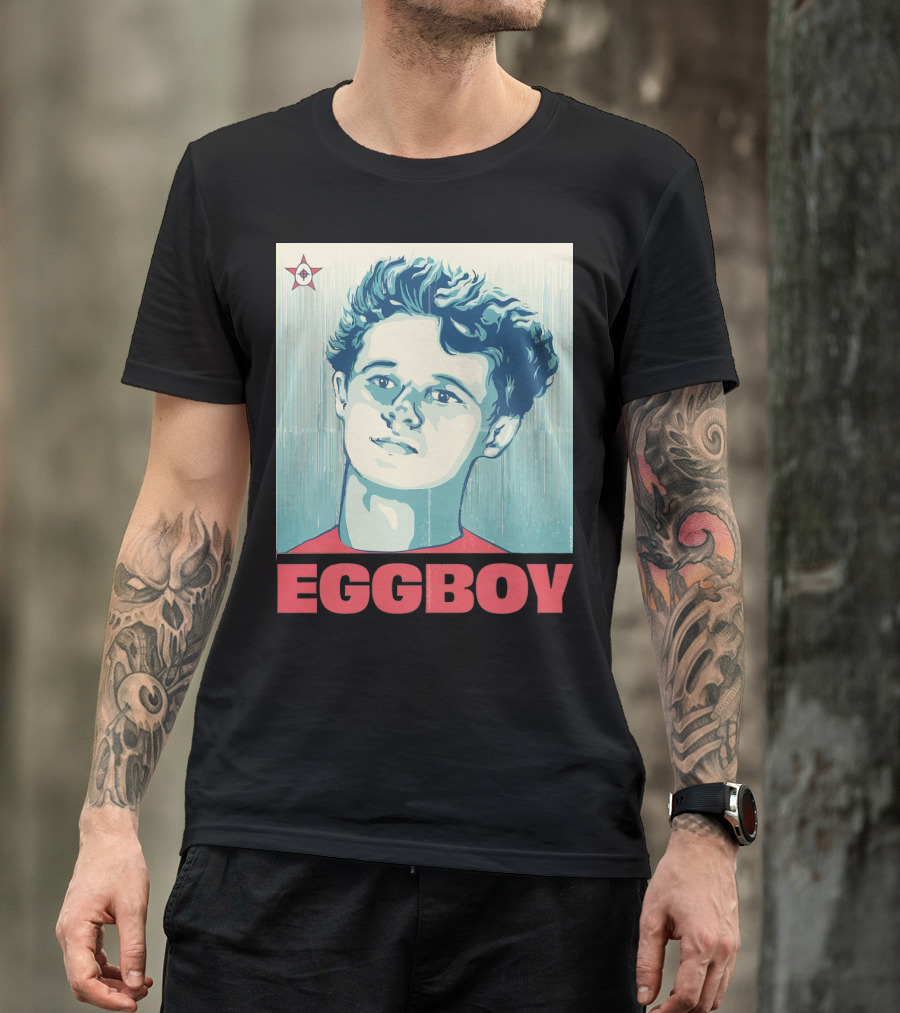 Eggboy Iconic Pop Art Portrait With Star T-Shirt