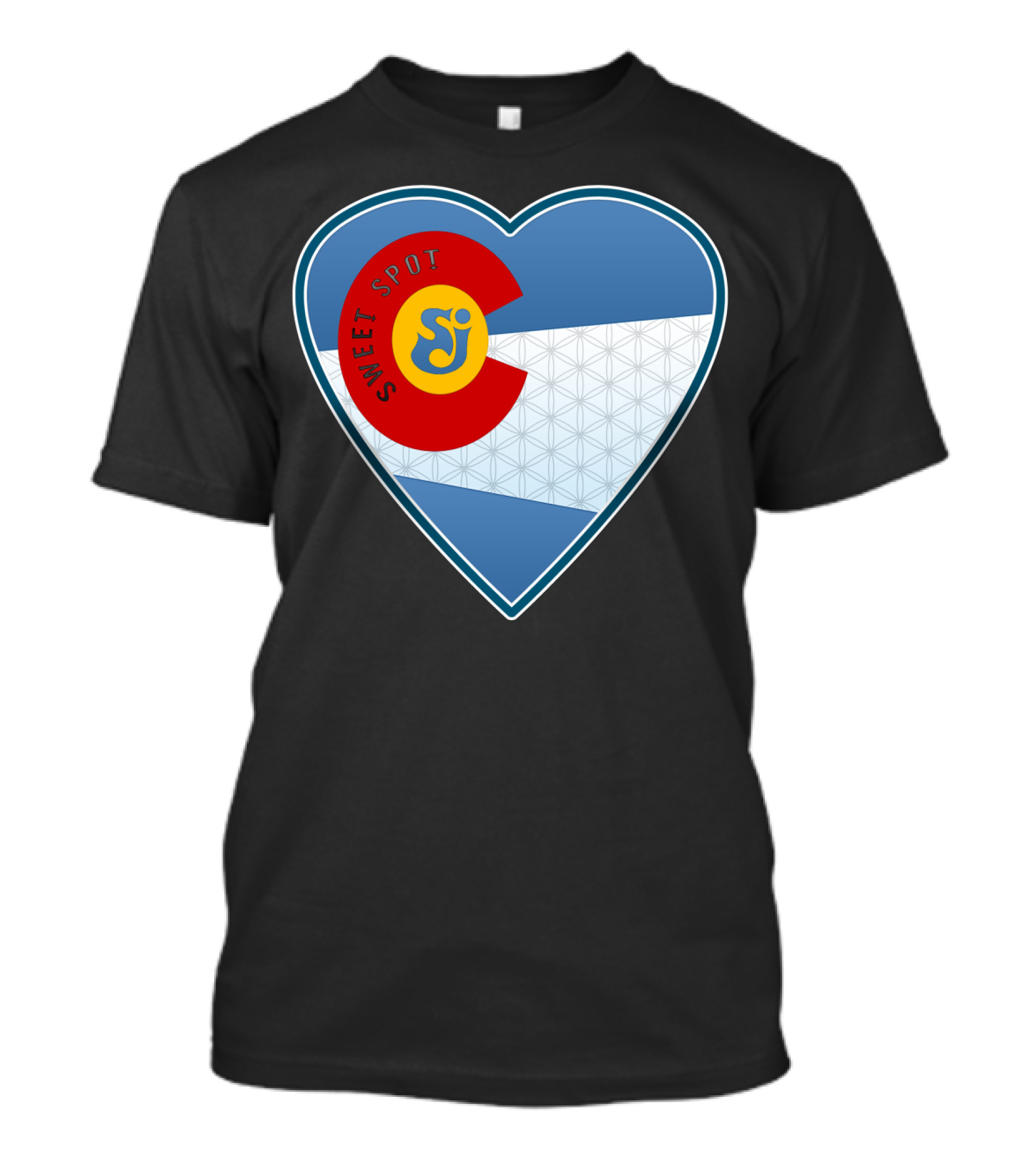 Sweet Spot SCI Love Colorado String Cheese Incident Heart T-Shirt