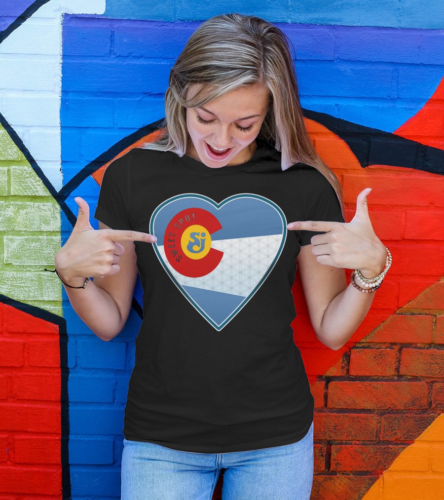 Sweet Spot SCI Love Colorado String Cheese Incident Heart T-Shirt