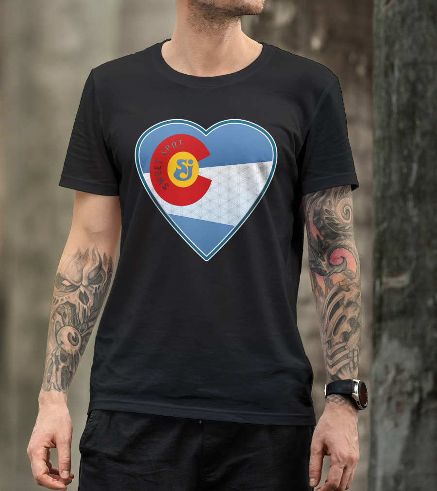 Sweet Spot SCI Love Colorado String Cheese Incident Heart T-Shirt