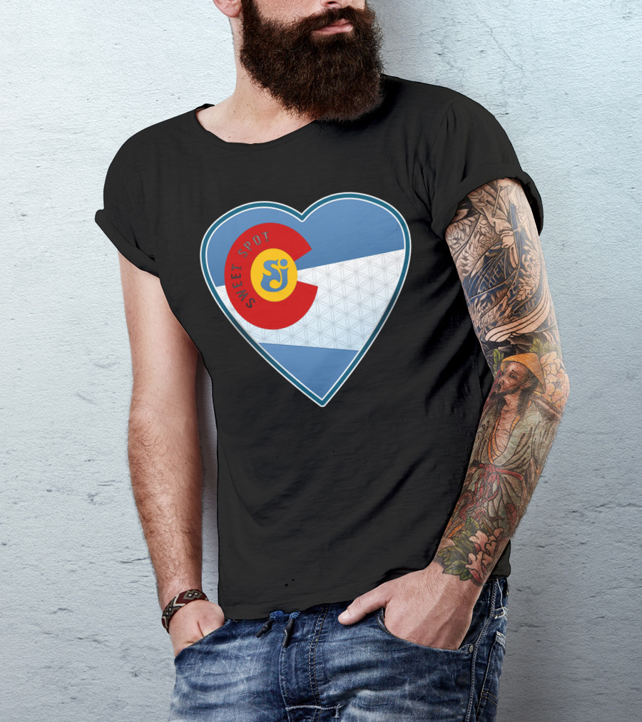 Sweet Spot SCI Love Colorado String Cheese Incident Heart T-Shirt
