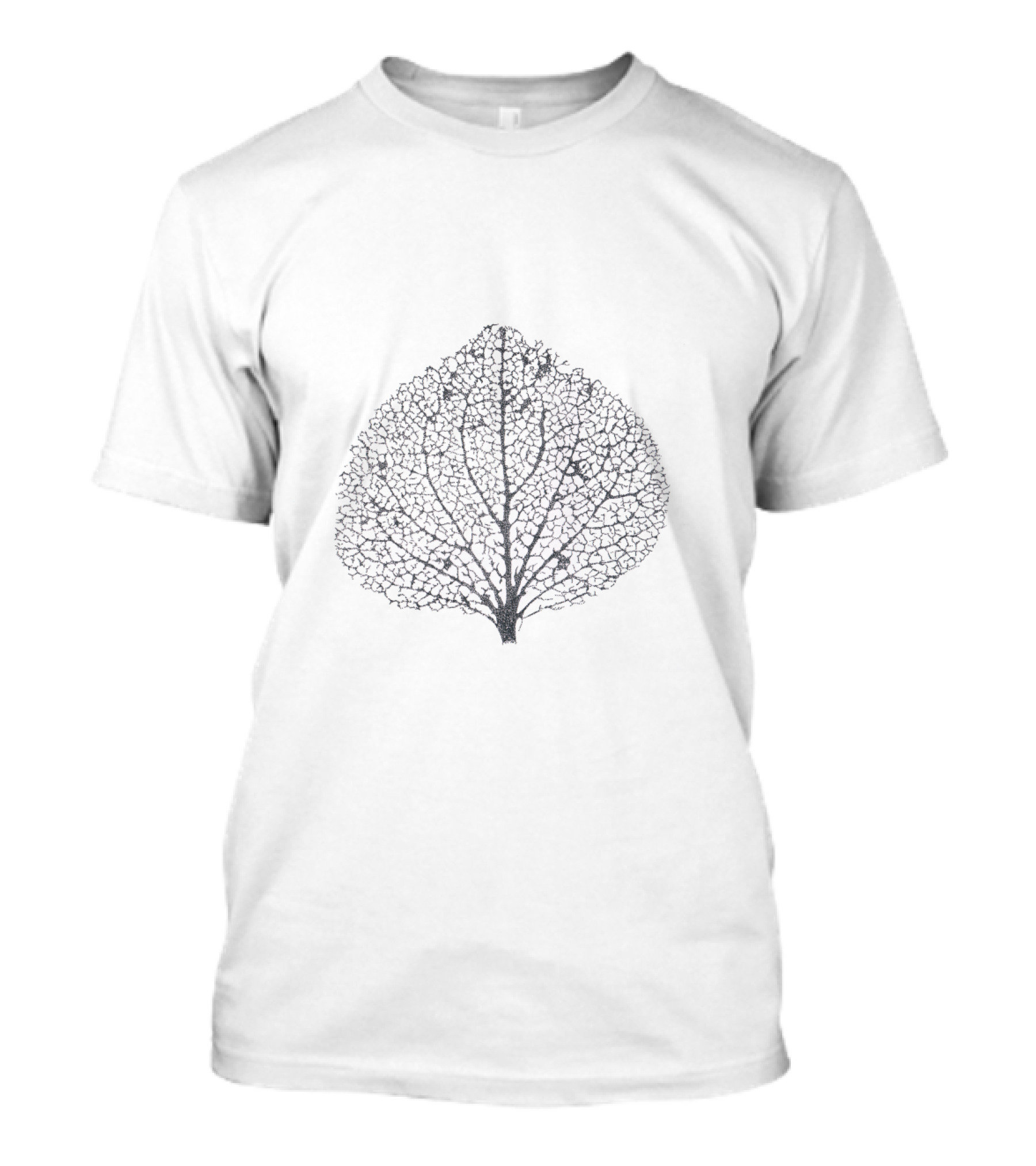 Leaf Skeleton Delicate Natural Vein T-Shirt