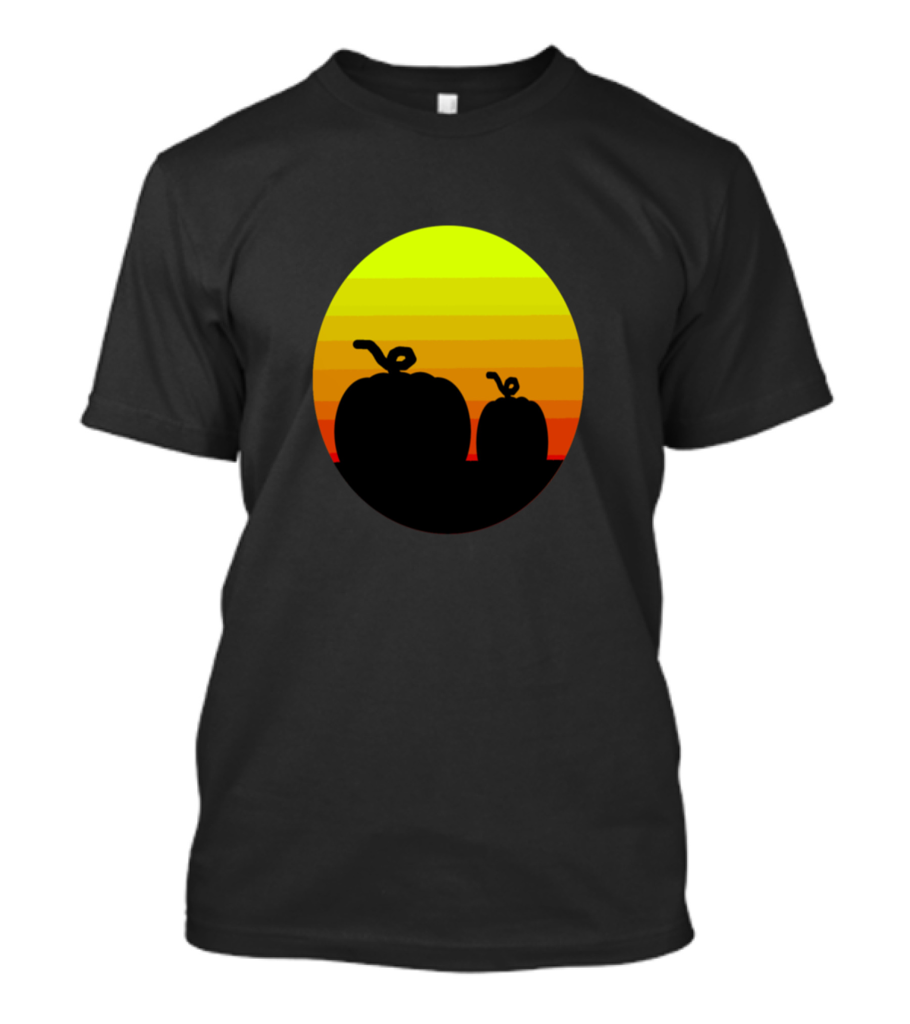 Pumpkin In The Sun Sunset T-Shirt