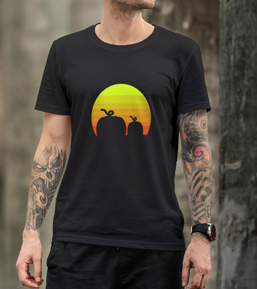 Pumpkin In The Sun Sunset T-Shirt