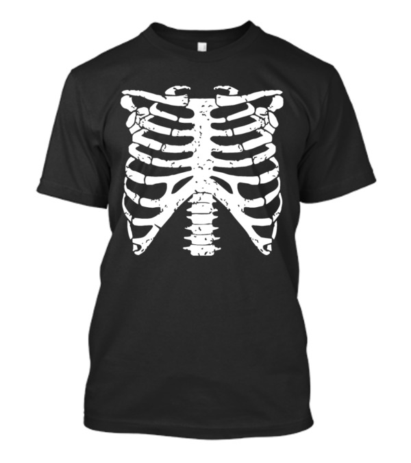 Skeleton Thorax Ribcage Halloween Costume T-Shirt