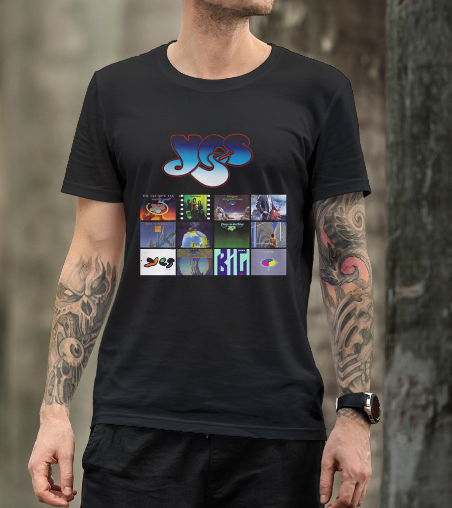 Yes Band Album Collection Highlights Classic Covers And Iconic T-Shirt