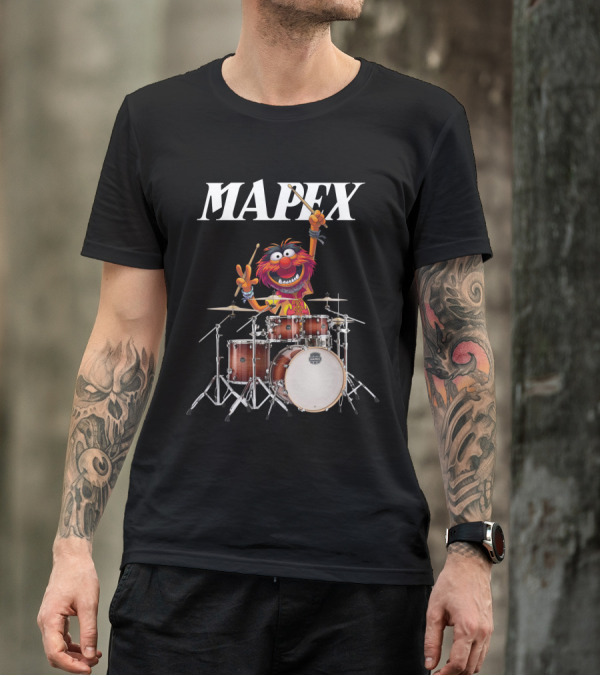 The Muppet Show Animal With Mapex Drums T-Shirt