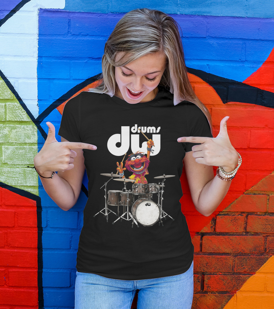 The Muppets Animal DW Drums T-Shirt