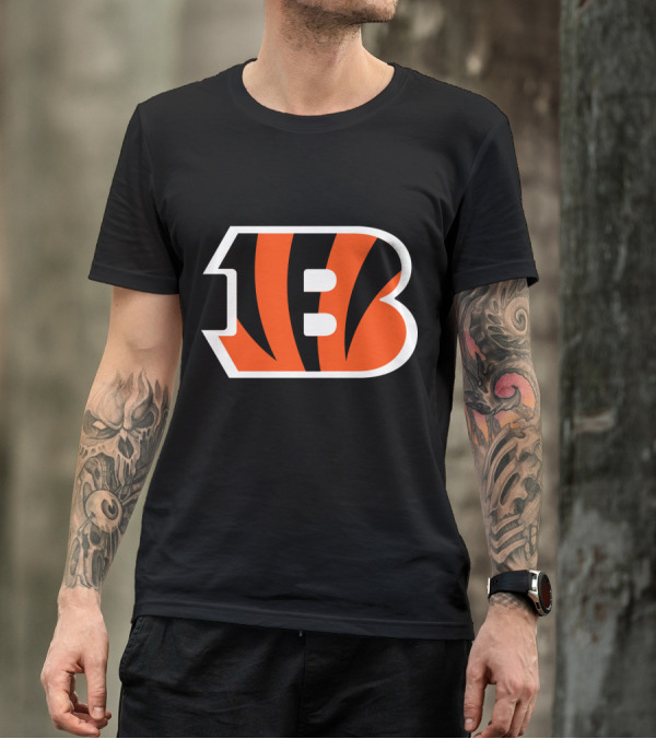 Cincinnati Bengals Striped B T-Shirt