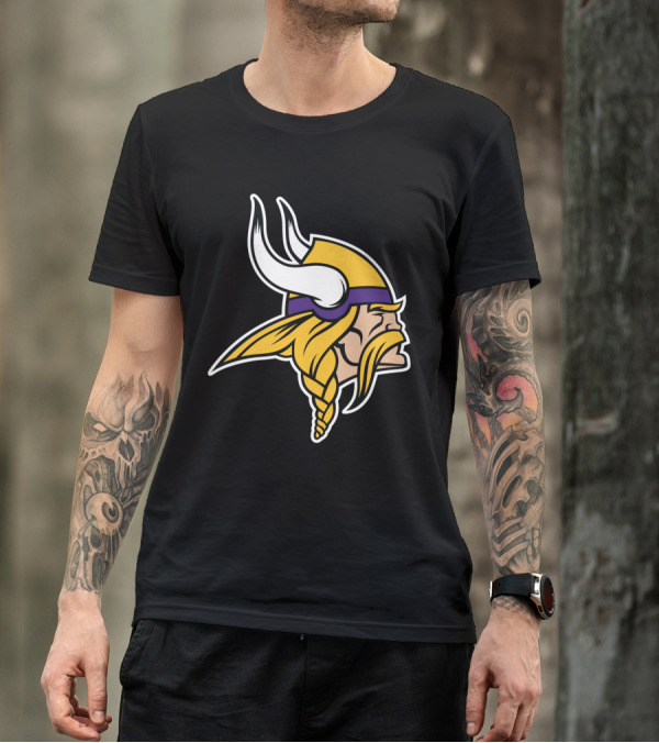 Minnesota Vikings Viking Head T-Shirt