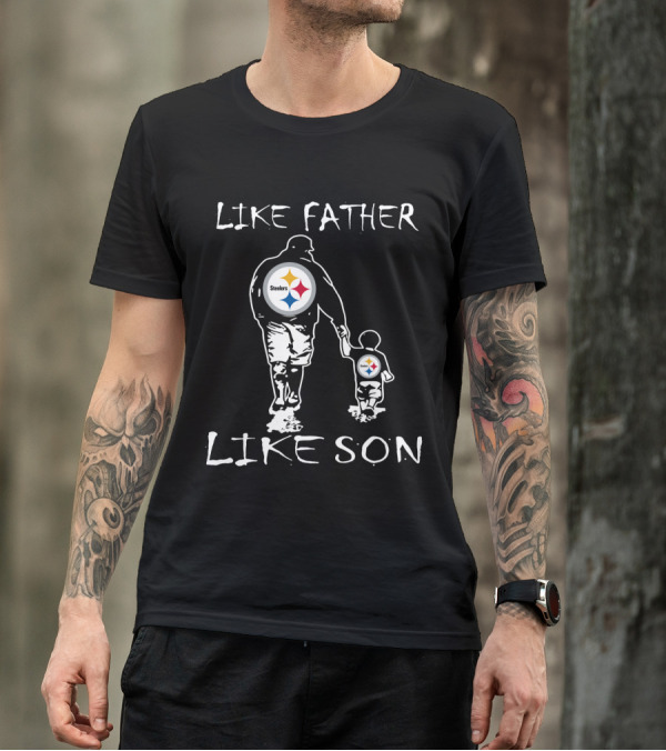 Pittsburgh Steelers Like Father Like Son Fan Connection T-Shirt