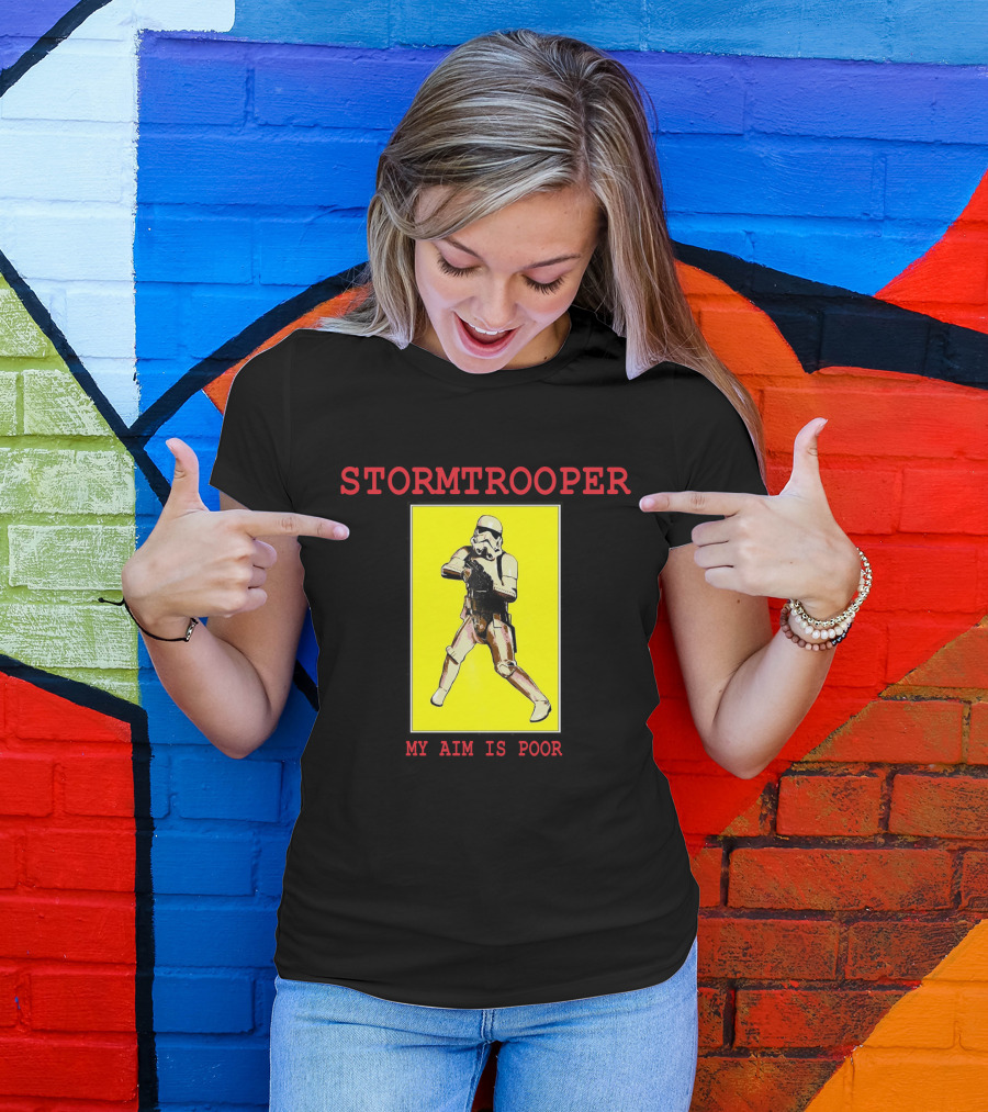 Stormtrooper My Aim Is Poor T-Shirt