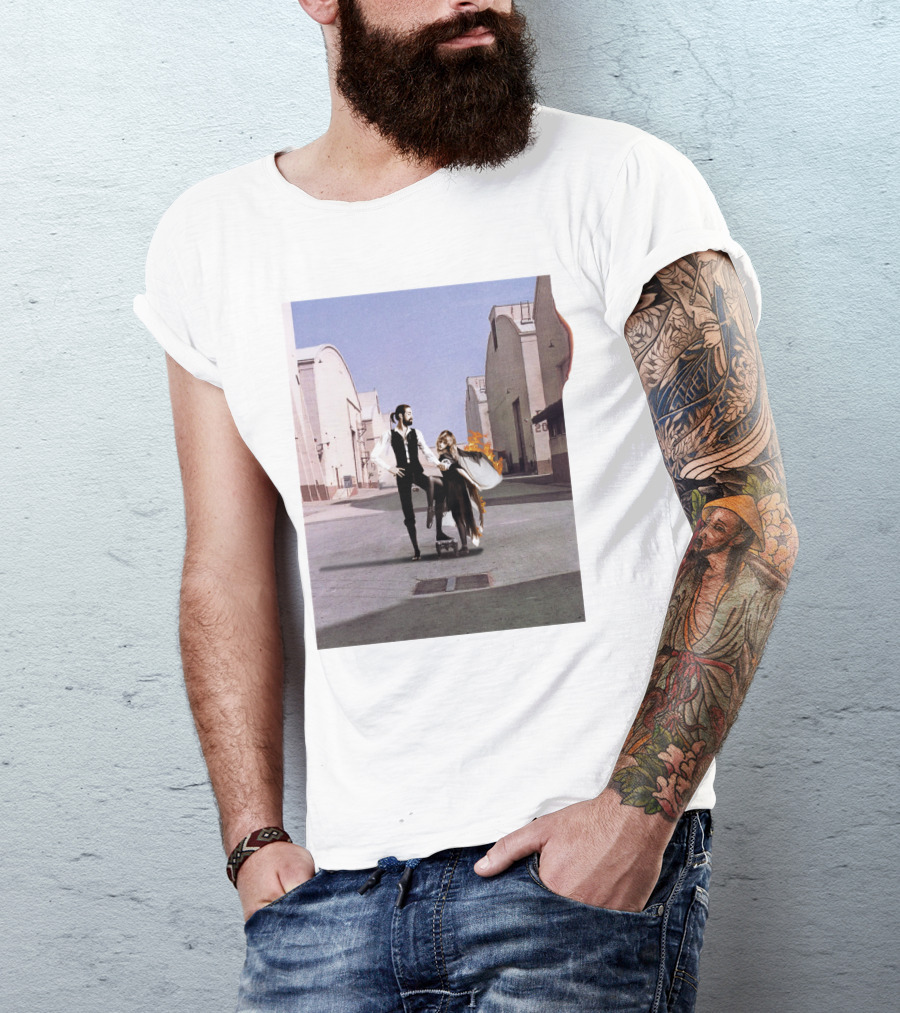Rumours Wish You Were Here Pink Floyd Fleetwood Mac Vintage Fusion T-Shirt