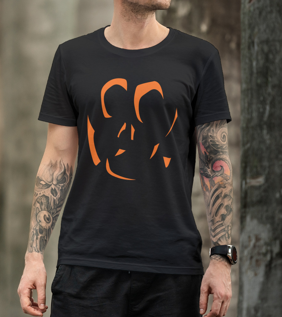 Laughing Pumpkin Face Monster Halloween T-Shirt