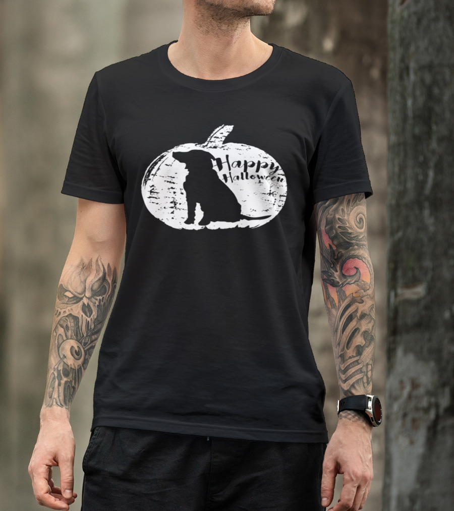 Happy Halloween Lab Pumpkin T-Shirt