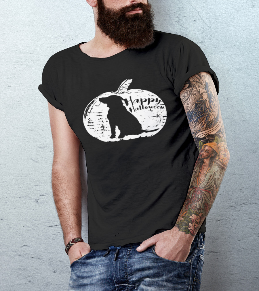 Happy Halloween Lab Pumpkin T-Shirt