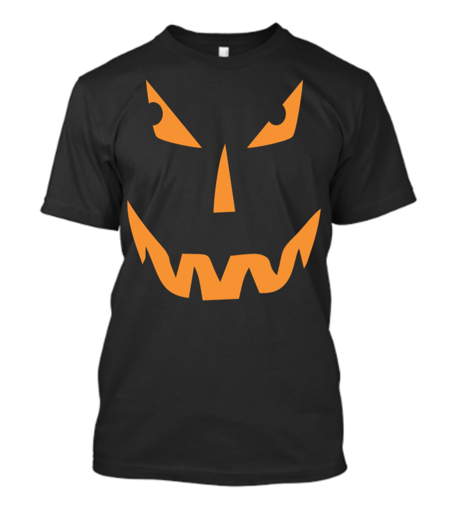 Sinister Halloween Pumpkin Face Grin T-Shirt