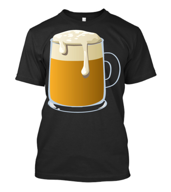 Pumpkin Ale Overflowing Beer Mug With Foam T-Shirt