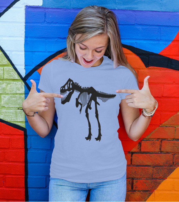 Tyrannosaurus Rex T.Rex Dinosaur Skeleton T-Shirt