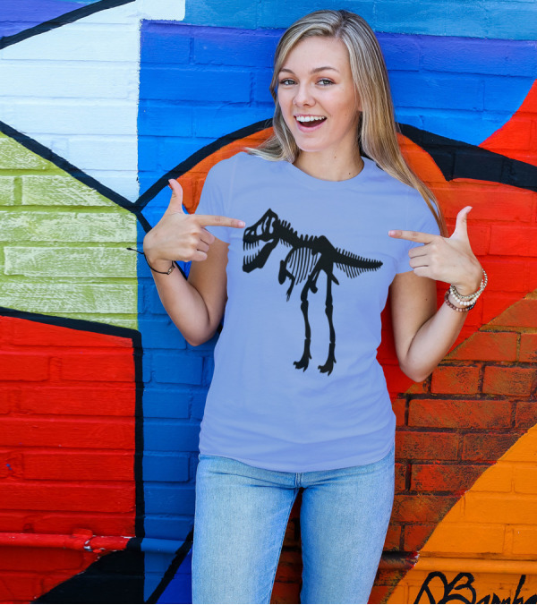 Tyrannosaurus Rex T.Rex Dinosaur Skeleton T-Shirt