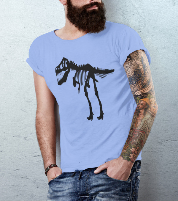 Tyrannosaurus Rex T.Rex Dinosaur Skeleton T-Shirt