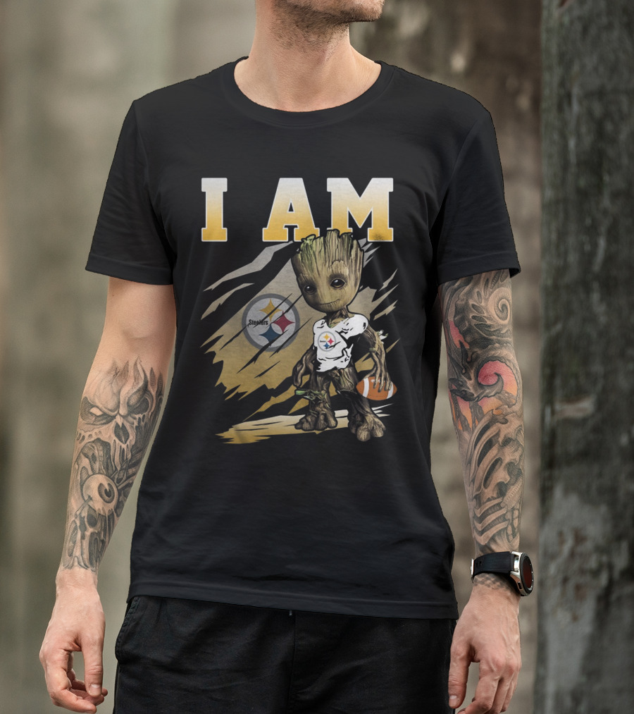 I Am Pittsburgh Steelers Groot Football T-Shirt
