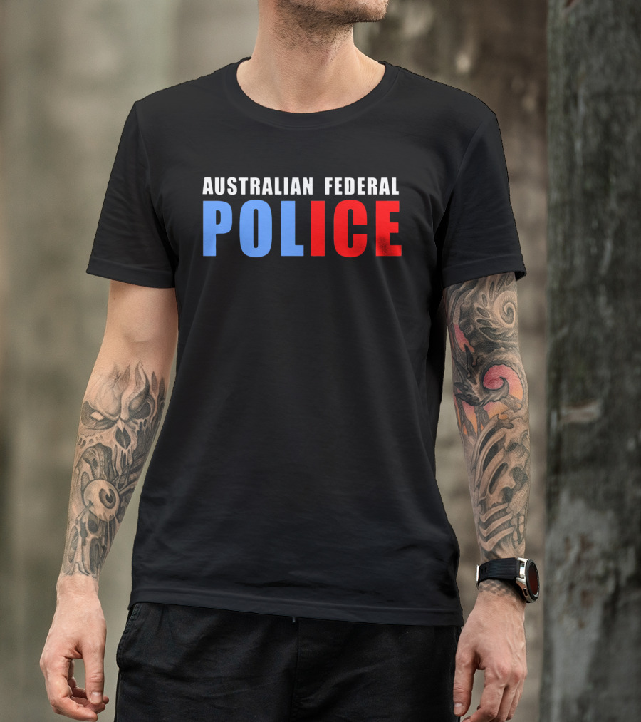 Australian Federal Police Bold Blue T-Shirt