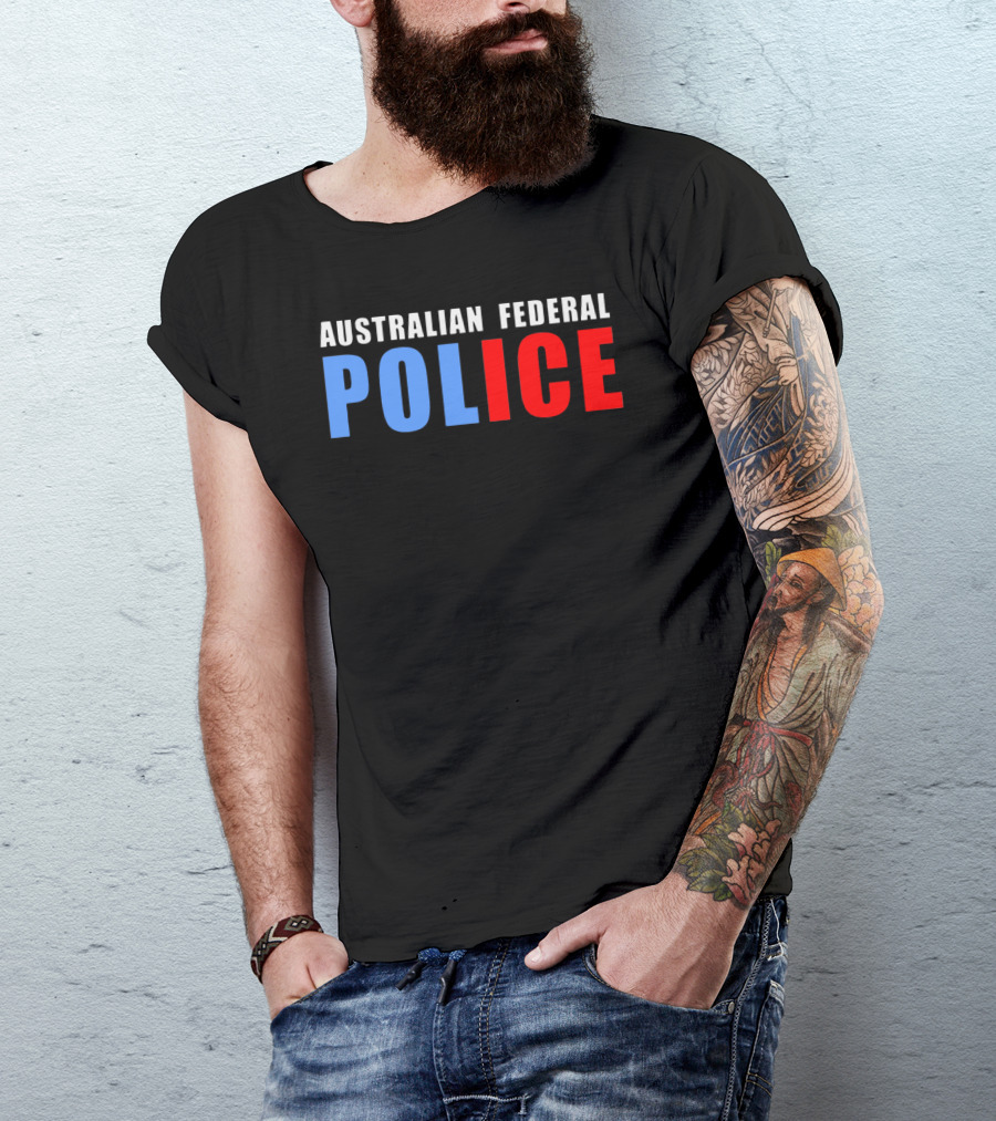 Australian Federal Police Bold Blue T-Shirt