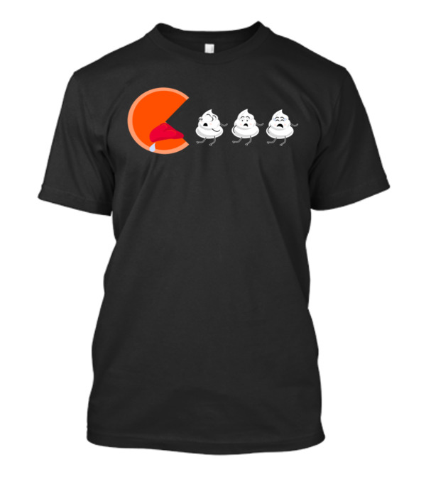 Classic Retro Pumpkin Pie With Whipped Cream Escape Thanksgiving Humor T-Shirt