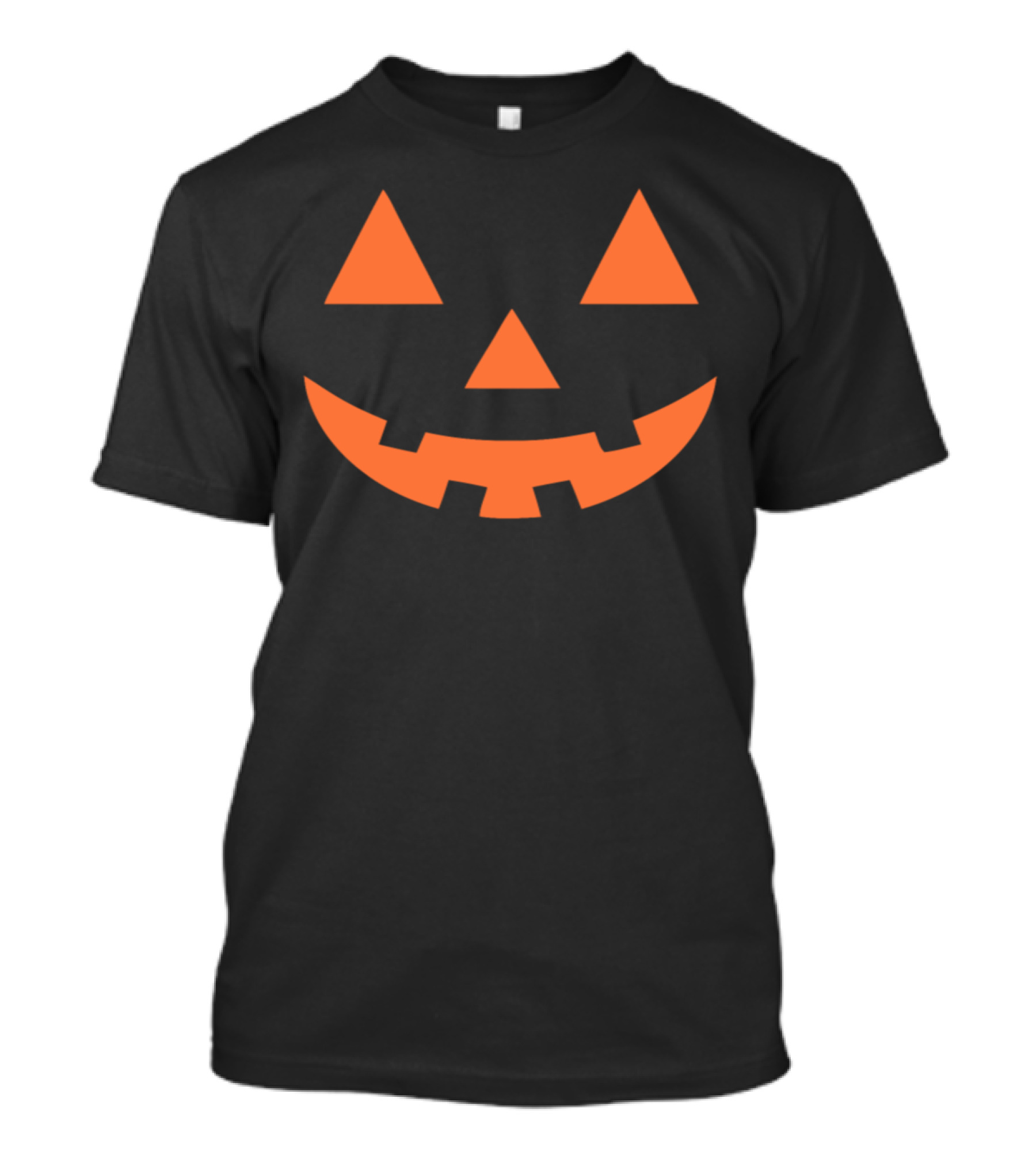Cute Little Pumpkin Jack-O'-Lantern Face T-Shirt